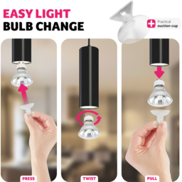 tectake Lumea Ceiling Light with Adjustable Cables - thumbnail 4