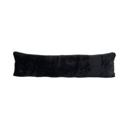 My Home Faux Fur Black Draught Excluder - thumbnail 2