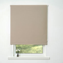 Divante Desert Taupe Plain Blackout Roller Blind 60 x 165cm