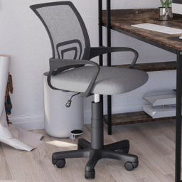 Vida Designs Airsdale Grey Mesh Office Chair - thumbnail 1