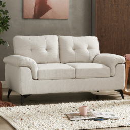Home Detail Dylan 2 Seater Cream Linen Sofa