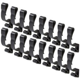 Xmas Haus Black Christmas Gutter Hook Large 16 Pack