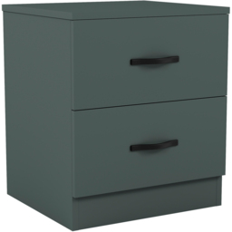 Vida Designs Riano Jasper Green 2 Drawer Bedside Table - thumbnail 2