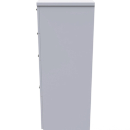 Crowndale Devon 4 Drawer Grey Matt Deep Chest of Drawers - thumbnail 4