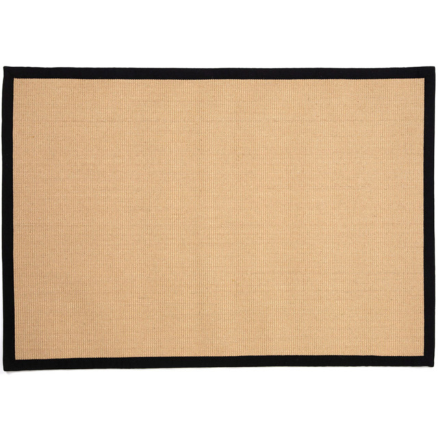 Esselle Home Swinton Black Sisal Jute Boucle Rug 120 x 170cm - image 1