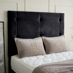 DS Living Kingsley Black Single Plush Divan Bed - thumbnail 2