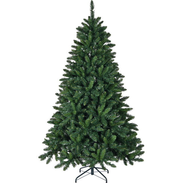 Green Hatherleigh Fir Pre-Lit Warm White LED Artificial Christmas Tree 6ft - image 1