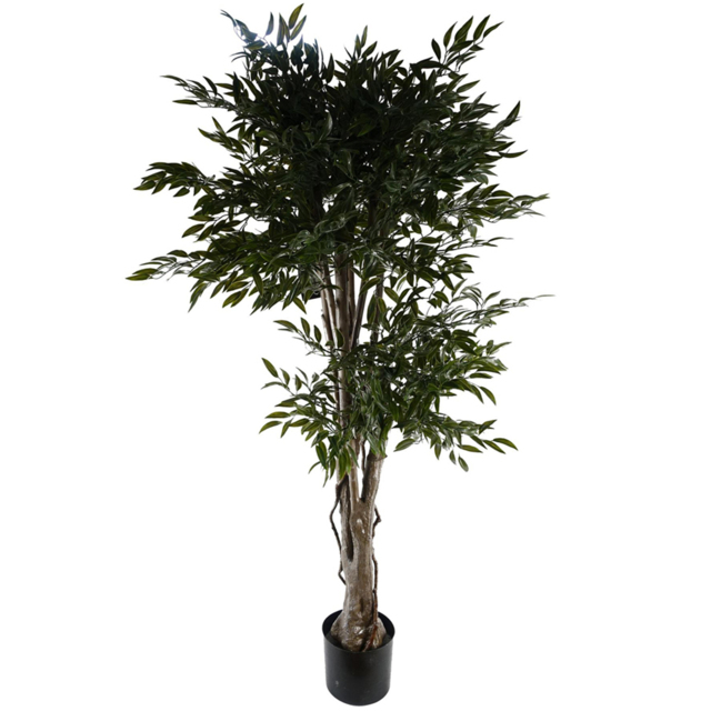 Leaf Ruscus Artificial Tree 140cm - image 1