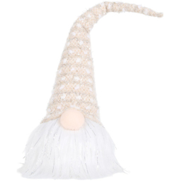 Blushing Ballroom Natural Sparkly LED Christmas Sitting Gonk 41cm