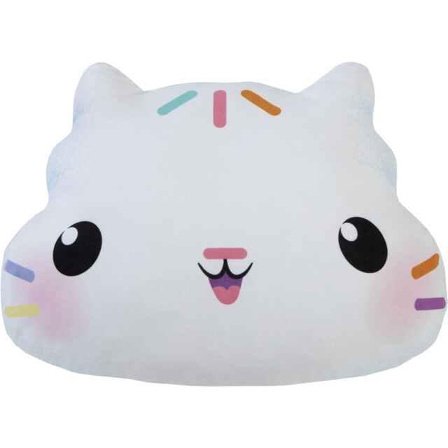 Gabbys Dollhouse Cakey Cat Cushion White - image 1