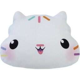 Gabbys Dollhouse Cakey Cat Cushion White - thumbnail 1
