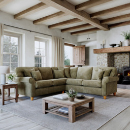 Sinatra Glory Winter Moss 5 Seater Left Hand Corner Sofa - thumbnail 3