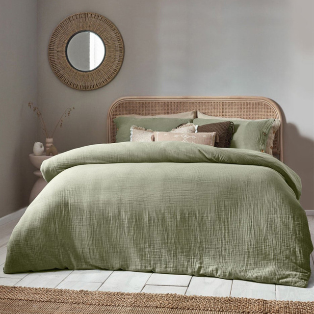 Yard Lark King Size Eucalyptus Muslin Cotton Duvet Set - image 1