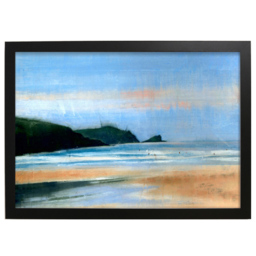 Laura Ashley Coastal Breeze Black Frame Wall Art 50 x 70cm