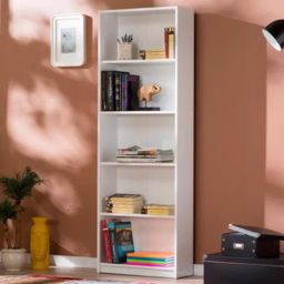FWStyle White 5 Shelf Shelving Unit