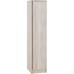 Seconique Malvern Single Door Urban Snow Wardrobe - thumbnail 2