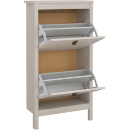 Florence Barcelona Cashmere 2 Flip Down Door Shoe Cabinet - thumbnail 3