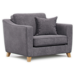 Marlon City Steel Snuggle Armchair - thumbnail 2