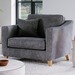 Marlon City Steel Snuggle Armchair