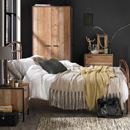 Halston 4.6 Double Copper Bed Frame