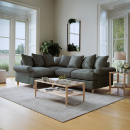 Clara Faro 17 Grey 3 Seater Right Hand Corner Agmamito Sofa - thumbnail 3