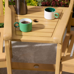 Rowlinson Farnham Eucalyptus Wood 2 Seater Companion Seat - thumbnail 2