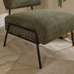 Home Source Montana Olive Boucle Chair - thumbnail 4