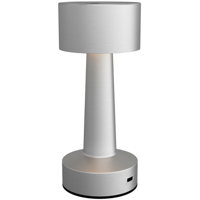 Portland Silver Cordless LED Table Lamp - image 1