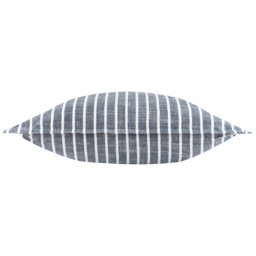 Yard Hessle Stripe Blue Cotton Cushion 45 x 45cm - thumbnail 4