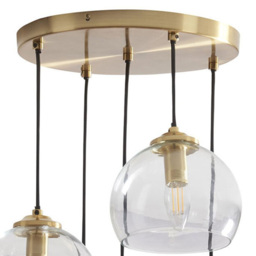Genoa Brass Fitting 5 Ceiling Light - thumbnail 3