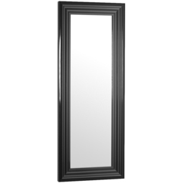 Julian Bowen Tokyo Gloss Black Tall Rectangular Dressing Mirror 115 x 45cm