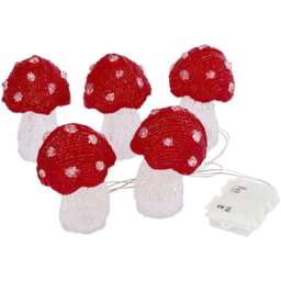 Marco Paul Ice Shroomz White LED Outdoor Christmas Decoration 5 Pack - thumbnail 2
