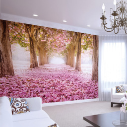Origin Murals Blossom Tree Pink Wall Mural