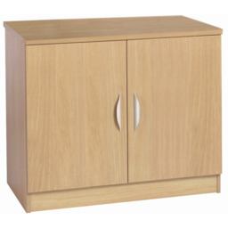 R White Cabinets 2 Door Light Oak Desk Height Cupboard - thumbnail 2