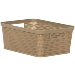 Leche Brown Storage Basket Small - thumbnail 1