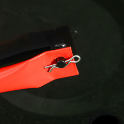 Outsunny 38L Red Fillable Steel Lawn Roller - thumbnail 3
