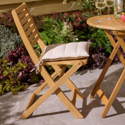Rowlinson Ashdown 2 Seater Foldable Bistro Set with Cushions - thumbnail 4