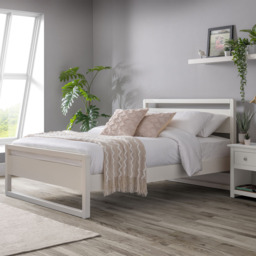 Julian Bowen Venice Double Surf White Bed - thumbnail 1