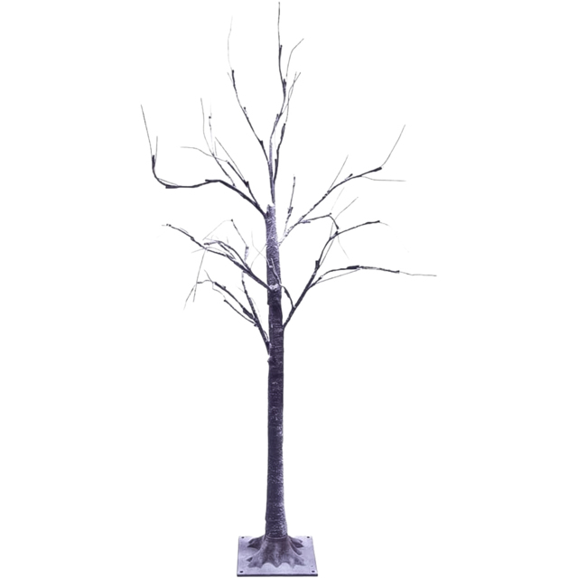 Marco Paul 48 Warm White LED Snow Effect Garden Twig Tree Decoration 4ft - image 1