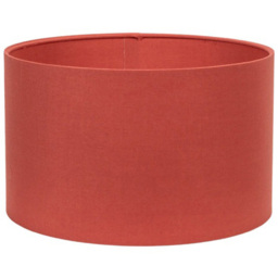 ValueLights Reni Rust Fabric Ceiling Drum Lamp Shade 25cm - thumbnail 1
