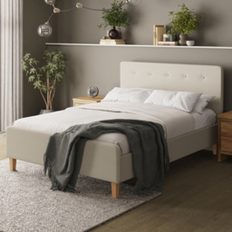 GFW Ashbourne Double Natural Bed Frame - thumbnail 1