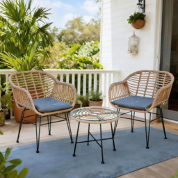 Home Source Flora Natural Bistro Set - thumbnail 1