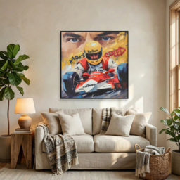 Renowned Racing Driver Framed Art - thumbnail 2