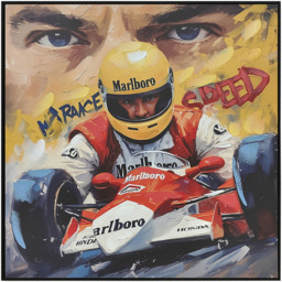 Renowned Racing Driver Framed Art