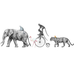 A.S Creation Animal Queue Digital Mural - thumbnail 2