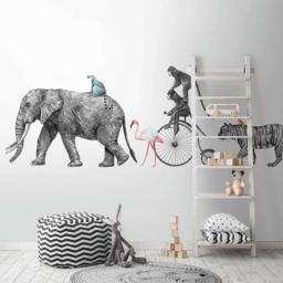 A.S Creation Animal Queue Digital Mural - thumbnail 1