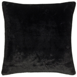 Paoletti Stanza Jet Faux Fur Cushion
