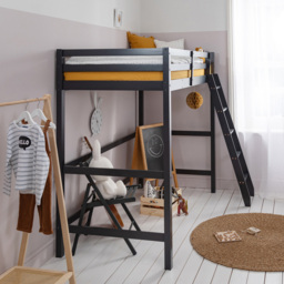 Noa and Nani Thomas Anthracite High Sleeper Cabin Bed - thumbnail 3