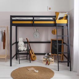 Noa and Nani Thomas Anthracite High Sleeper Cabin Bed - thumbnail 4