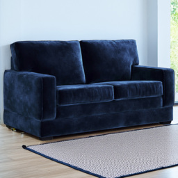 Jay-Be Urban 2 Seater Luxe Velvet Royal Sofa Bed with e-Pocket Mattress